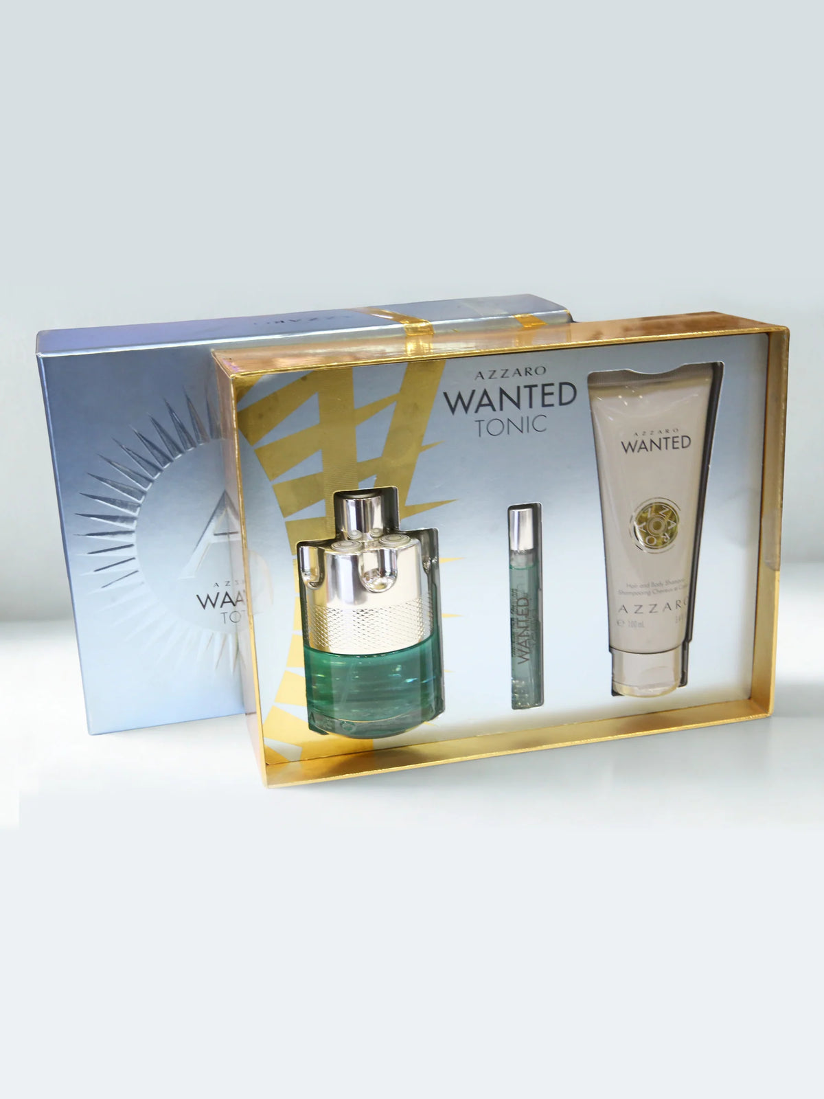 Azzaro Wanted Tonic Gift Set for Men – 3 Piece Fragrance Set