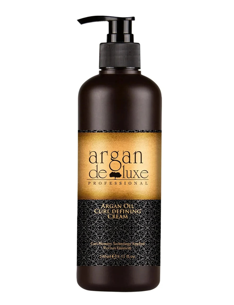 Argan De Luxe Curl Defining Cream 240ml – Moisturizing Curl Cream for Defined, Smooth & Frizz-Controlled Curly Hair